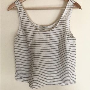 Reformation Linen Stripe Tank